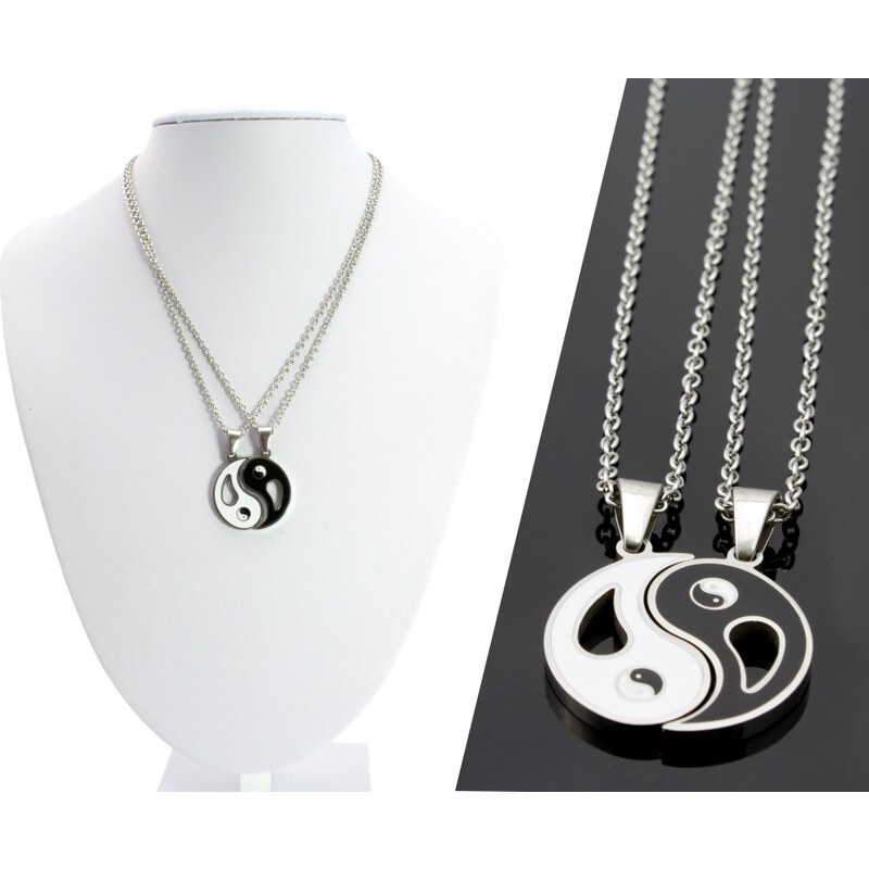 CITY STORM Retiazka s príveskom pre dvoch Jin Jang 66889296