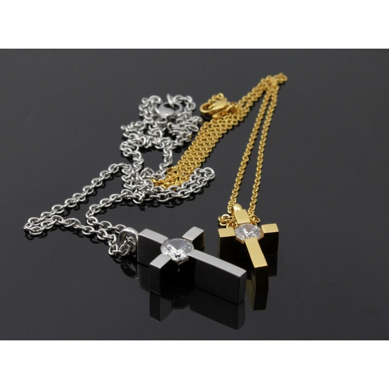 CITY STORM Retiazka s príveskom kríž - partnerský 66889220