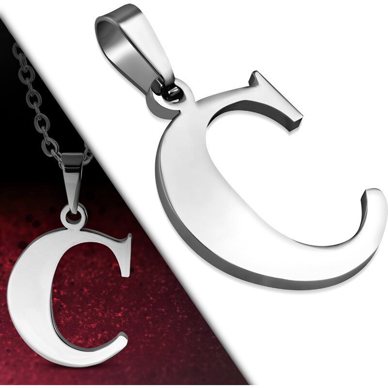 CITY STORM Retiazka s príveskom s písmenom - C - 2,5 cm 66889303