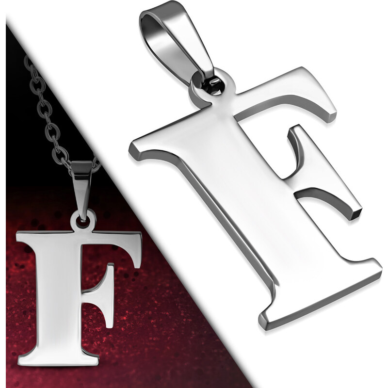 CITY STORM Retiazka s príveskom písmeno - F - 2,5 cm 66889252