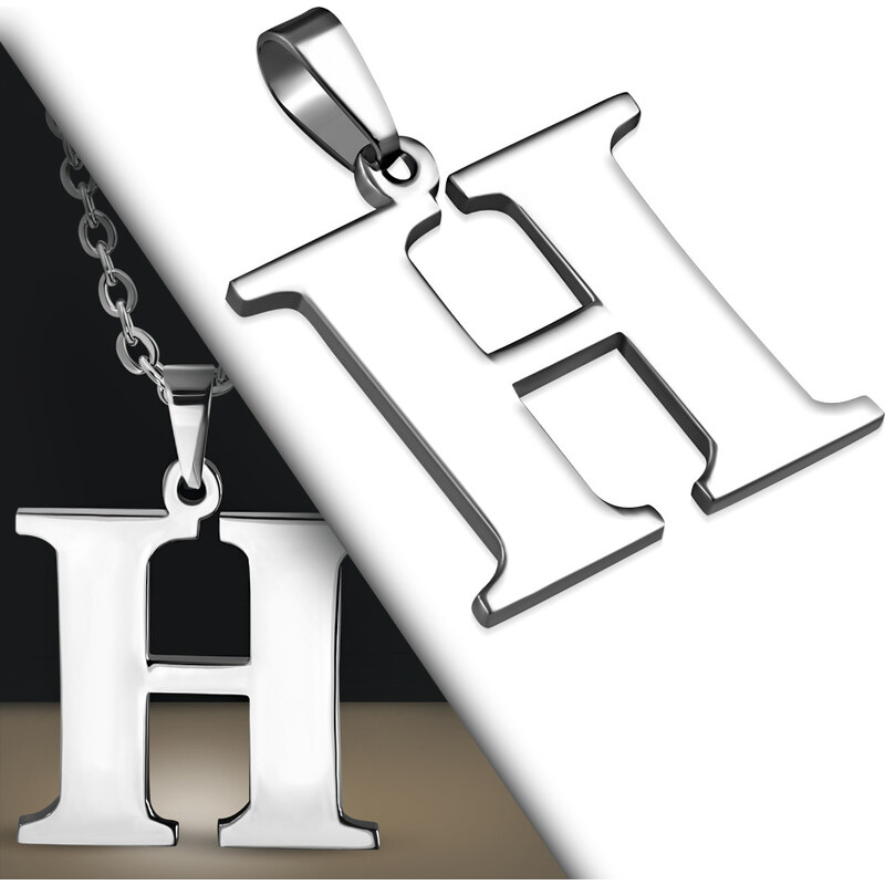 CITY STORM Retiazka s príveskom písmeno - H - 2,5 cm 66889254