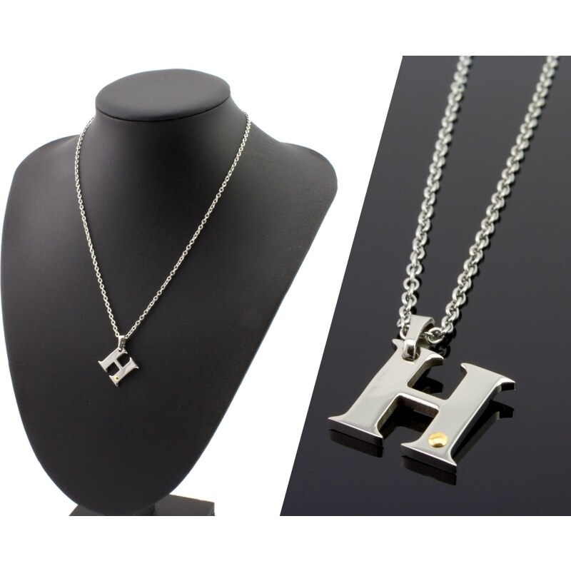 CITY STORM Retiazka príveskom písmeno H so zlatým očkom 66889154