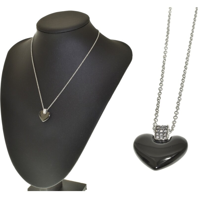 CITY STORM Dámska retiazka z chirurgickej ocele s príveskom srdiečko - 66888704