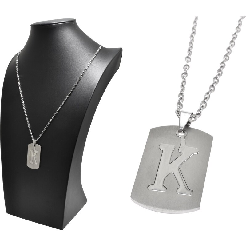 CITY STORM Retiazka s príveskom platnička s písmenom K - chirurgická 66889292