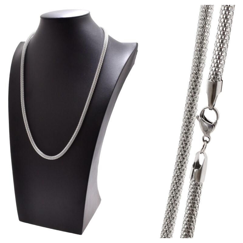 CITY STORM Retiazka striebornej farby pletený vzor z chirurgickej 66889412