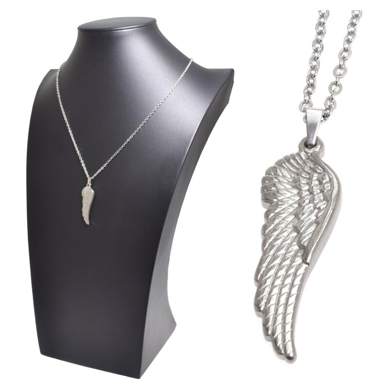 CITY STORM Dámska retiazka s príveskom anjelské krídlo z ocele 66888655