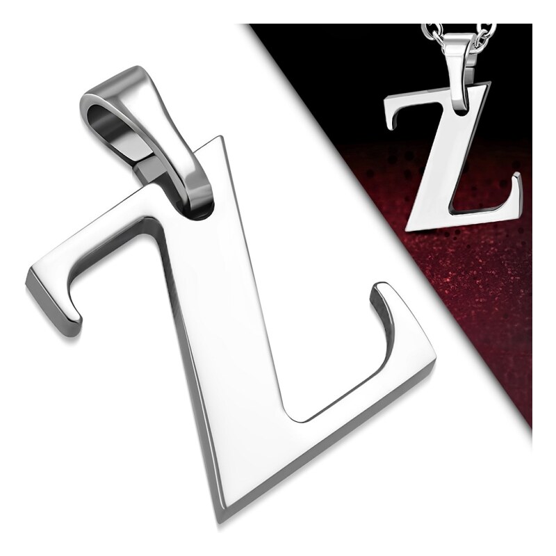 CITY STORM Retiazka s príveskom písmeno Z z chirurgickej ocele - 1,7 66889275