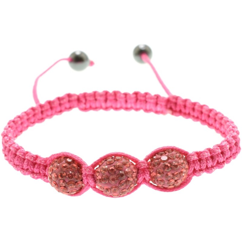 CITY STORM Dámsky náramok shamballa ružový 66888753