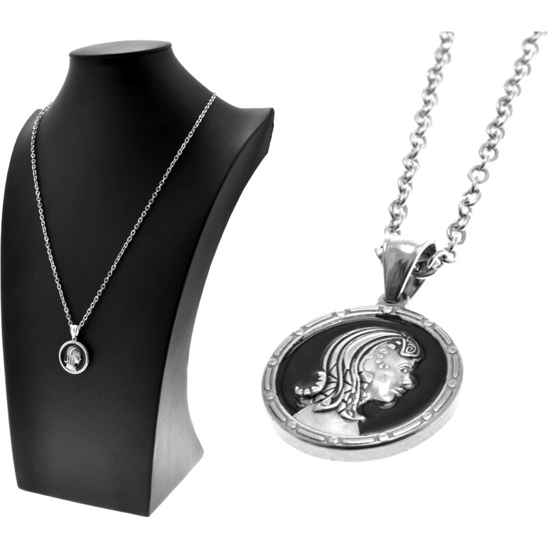 CITY STORM Retiazka s okrúhlym príveskom znamenie zverokruhu Panna z 66889176