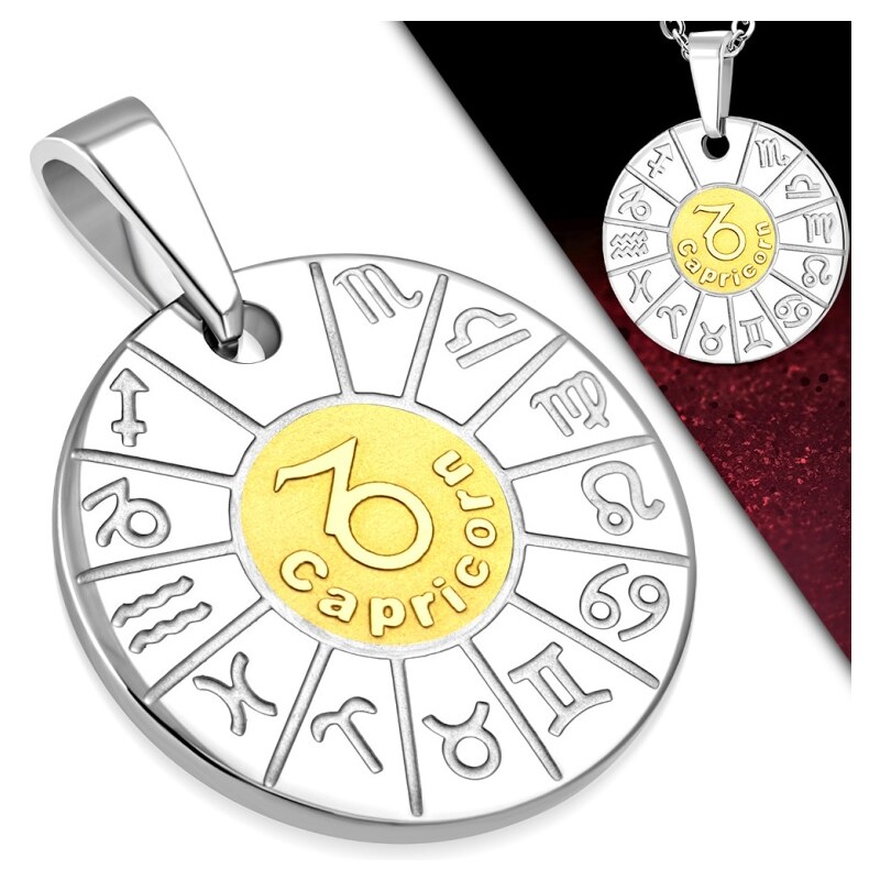 CITY STORM Oceľová retiazka s príveskom znamenie zverokruhu - 66982033