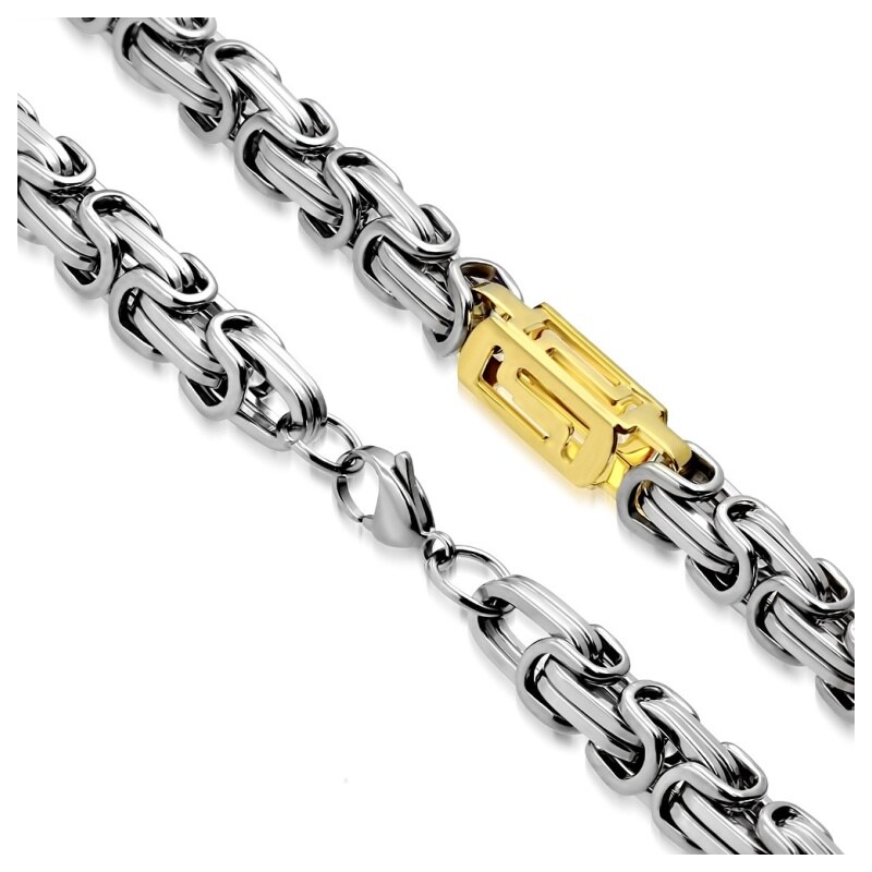 CITY STORM Pánska retiazka z chirurgickej ocele kráľovský vzor Darius 66889052