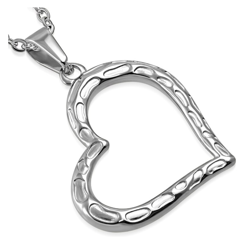 CITY STORM Dámska oceľová retiazka s príveskom srdce Big Heart 66888628