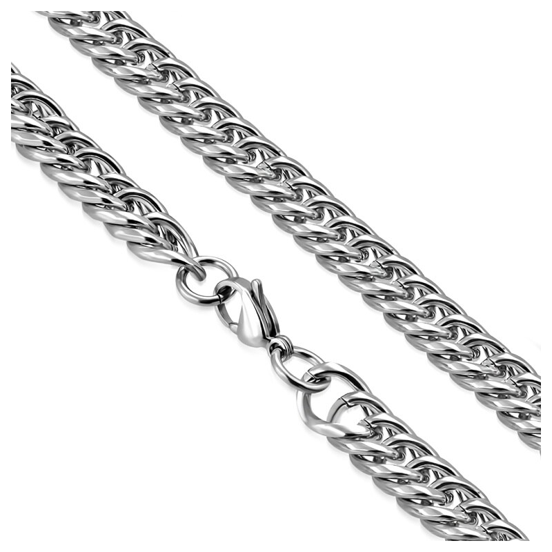 CITY STORM Pánska oceľová retiazka v striebornom prevedení Neil 66889026