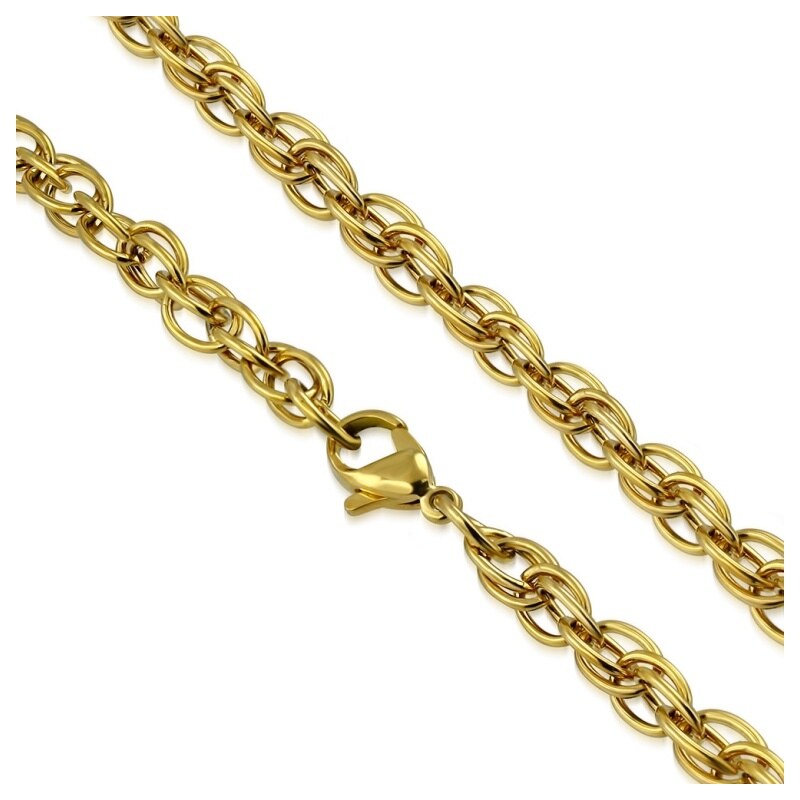 CITY STORM Dámska retiazka z chirurgickej ocele v zlatej farbe 66888706