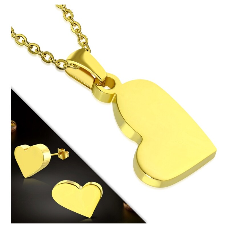 CITY STORM Dámsky set prívesok a náušnice z chirurgickej ocele plné 66888826