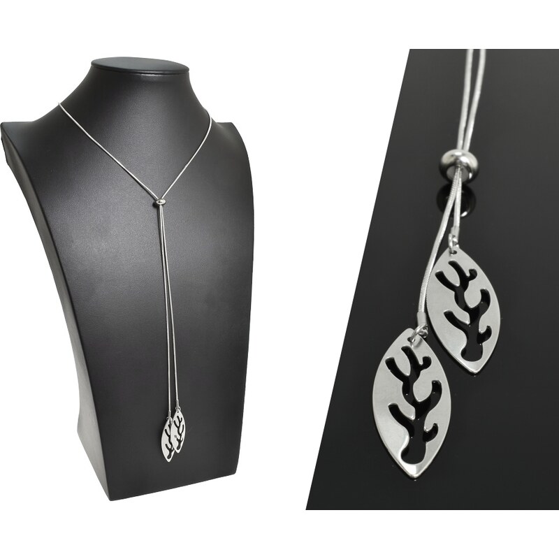 CITY STORM Dámske retiazka z chirurgickej ocele Leaf 66888712