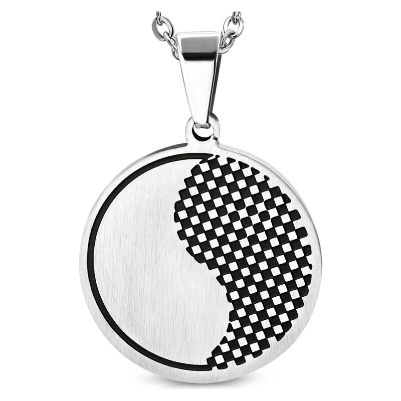 CITY STORM Retiazka s príveskom z chirurgickej ocele Jin Jang - vzor 66889381