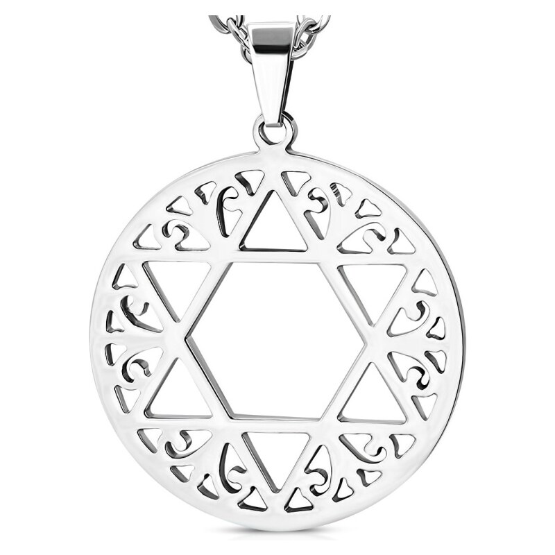 CITY STORM Retiazka s príveskom z chirurgickej ocele - Dávidova 66889378