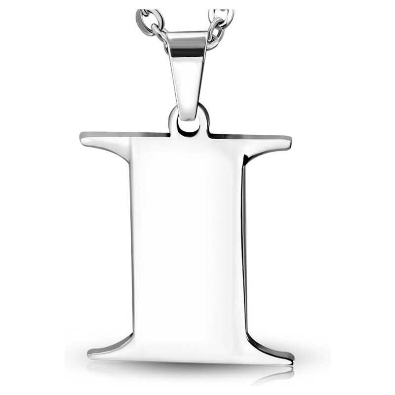 CITY STORM Retiazka s príveskom z chirurgickej ocele písmeno I - 2,2 66889383