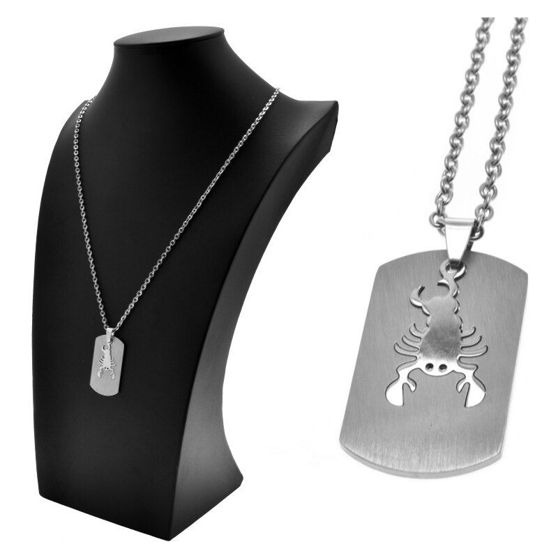 CITY STORM Retiazka s príveskom z ocele znamenie Škorpión 66889388