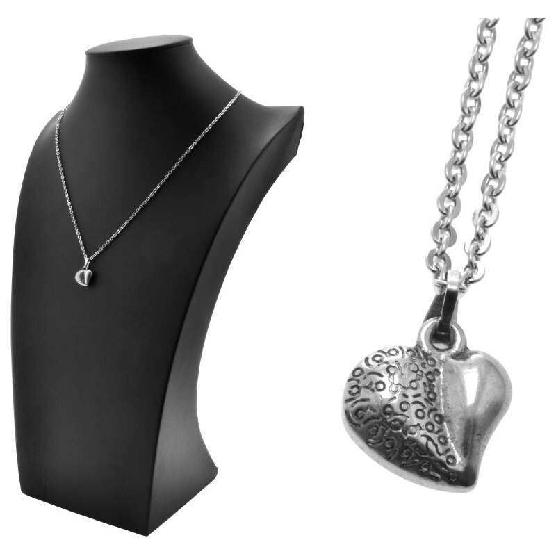 CITY STORM Dámska retiazka s príveskom srdce z ocele Emma 66888680