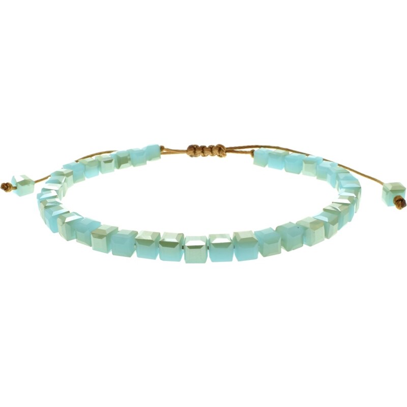 CITY STORM Dámsky náramok modrý vzor kocka 66888742