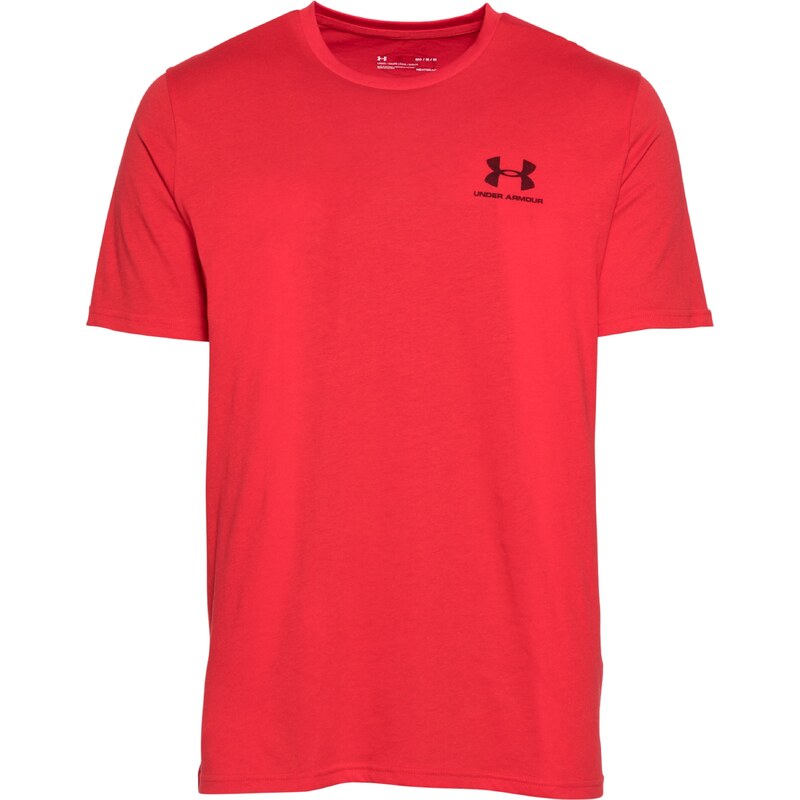 UNDER ARMOUR Funkčné tričko Sportstyle červená / čierna 22244907