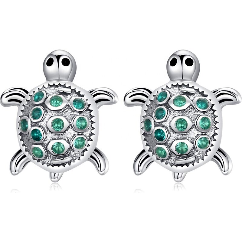 Olivie Strieborné náušnice KORYTNAČKA 4885 22007015