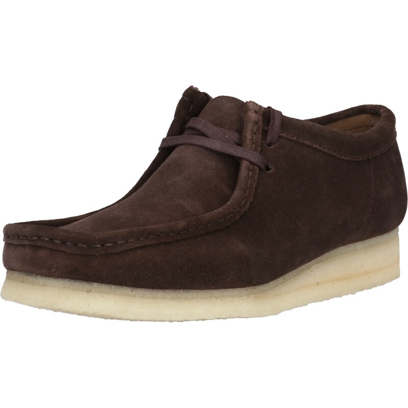Clarks Originals Mokasíny Wallabee tmavohnedá 42073386