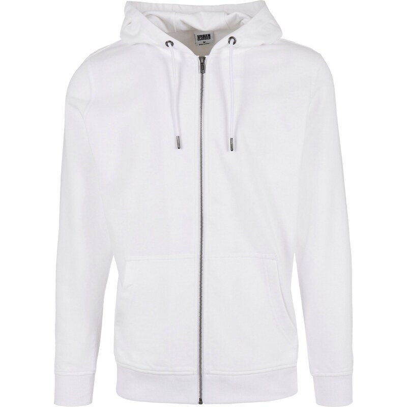 Urban Classics Tepláková bunda biela 22311470