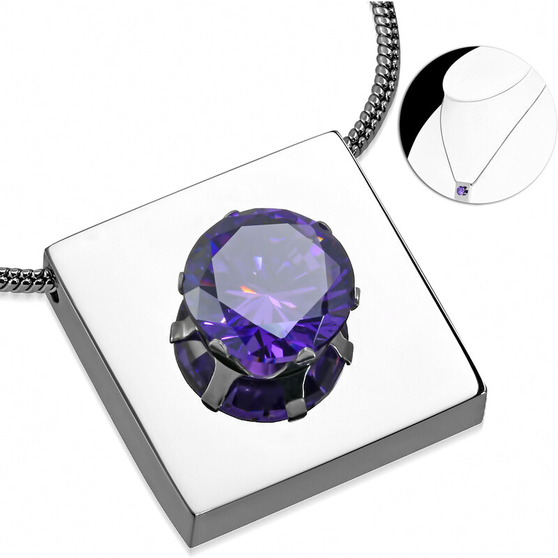 CITY STORM Retiazka štvorec fialový 66889415