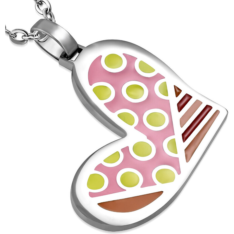 City Storm - Retiazka s príveskom v tvare srdiečka 66889372