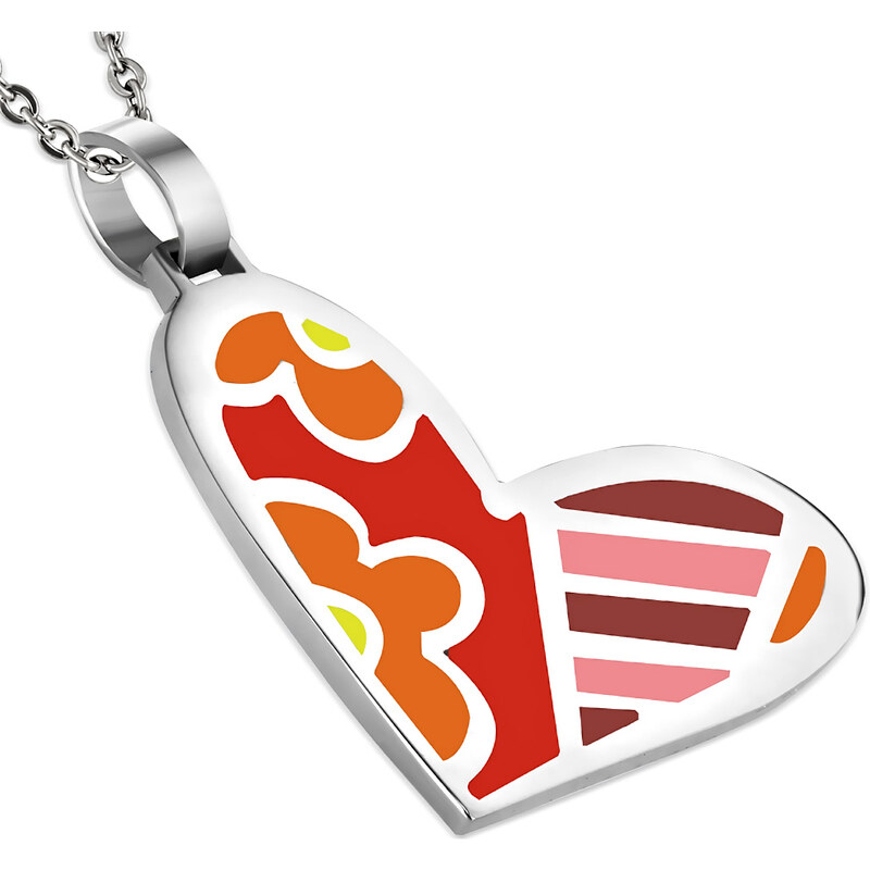 CITY STORM Retiazka s príveskom v tvare srdiečka veľké 66889374