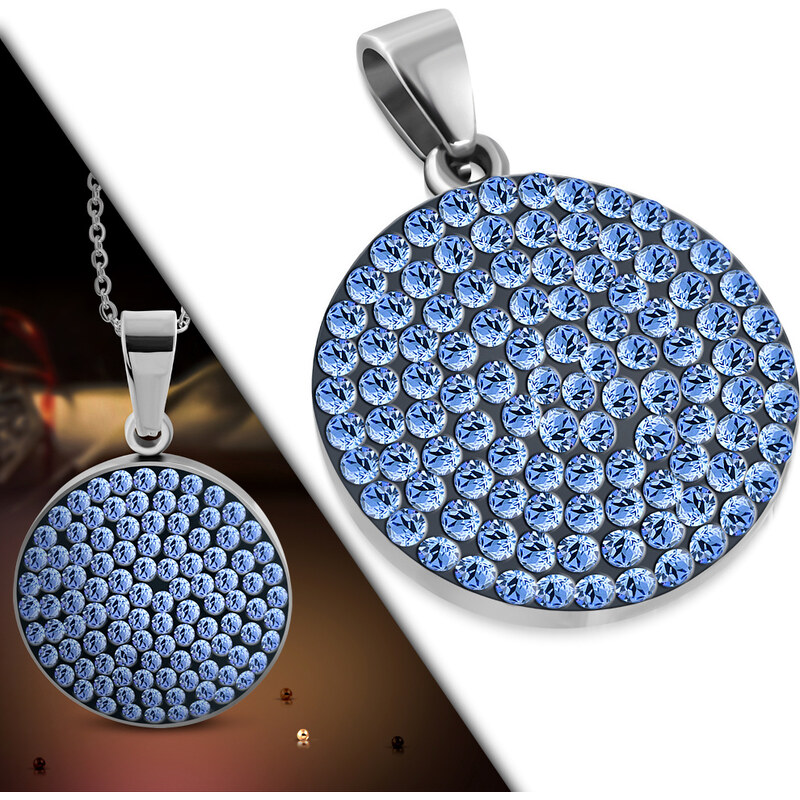 City Storm - Retiazka s príveskom Zafír 66889391