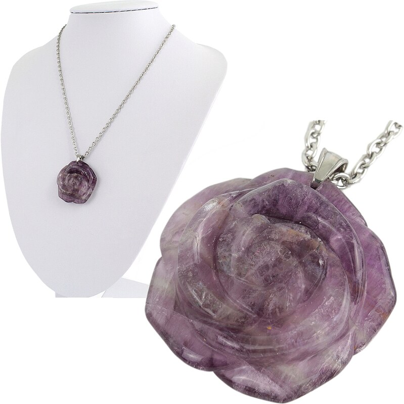 CITY STORM Retiazka s príveskom v tvare kvetu ruže 66889367