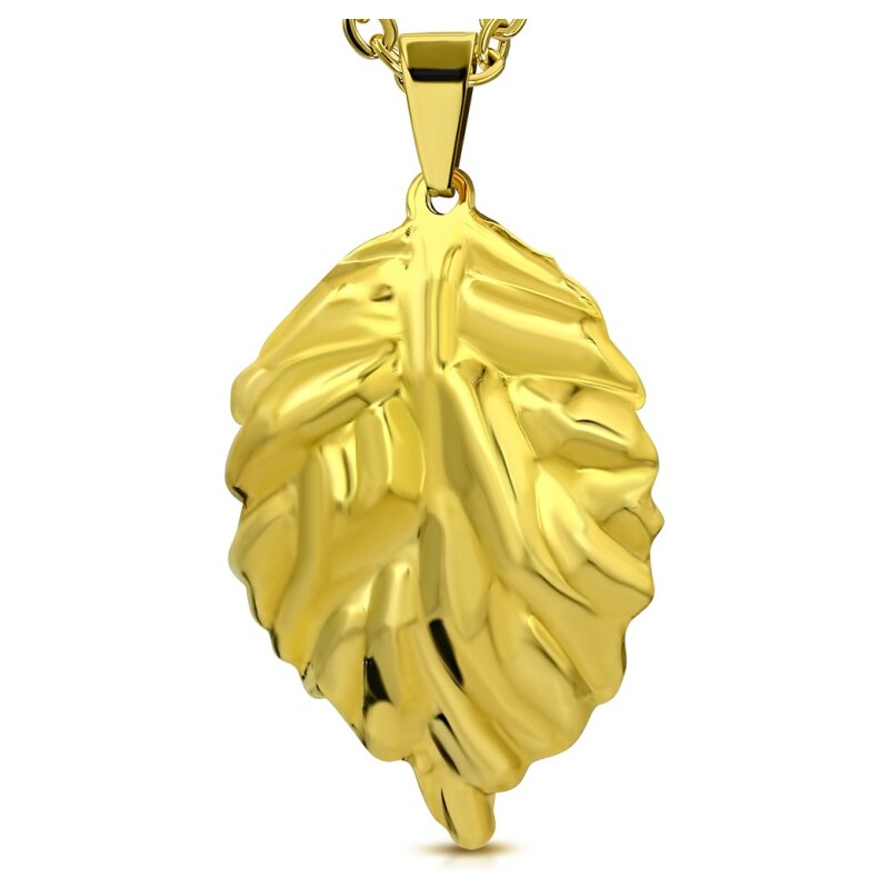 CITY STORM Dámska retiazka s príveskom z ocele v zlatej farbe Golden 66888690