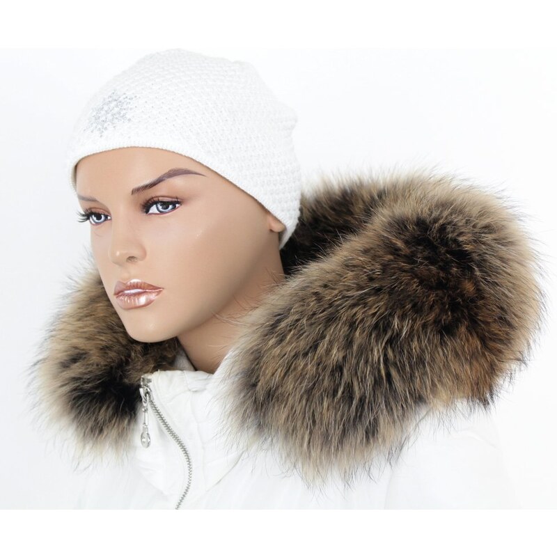 Sikora Kožušinový lem na kapucňu - golier medvedíkovec M 35/24 (70 cm) 21572988