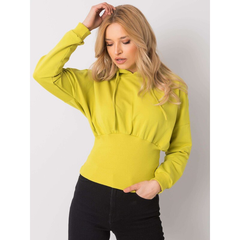 RUE PARIS Sweatshirt-RV-BL-6191.06P-lime green 64682234