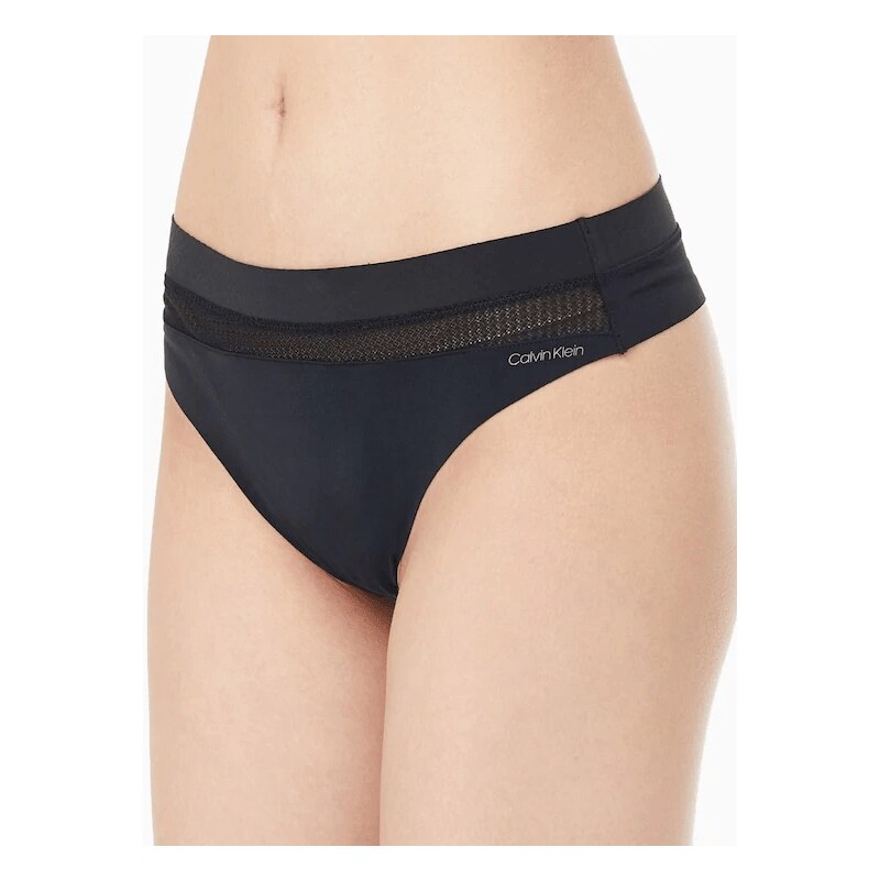 Dámske tangá QF6047E UB1 čierna - Calvin Klein 21614083