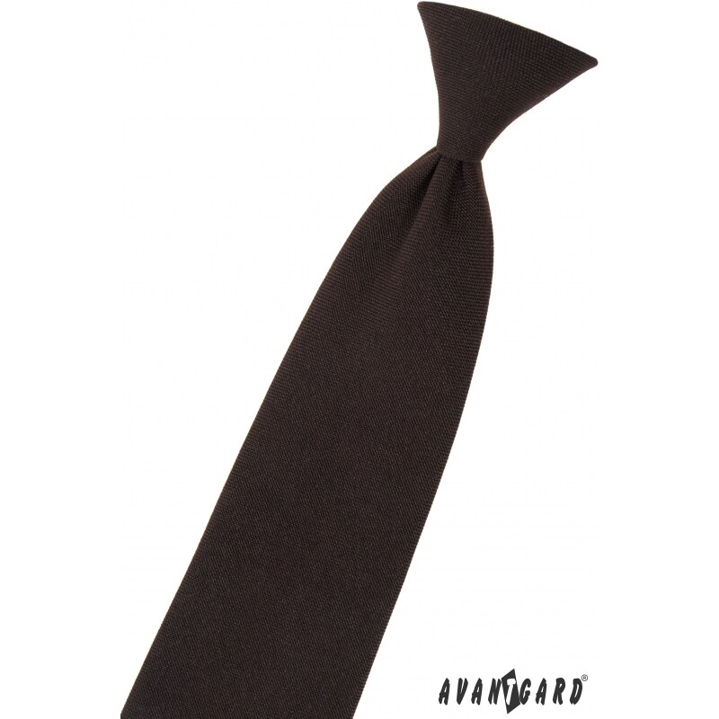 Hnedá chlapčenská kravata Avantgard 558-9855
