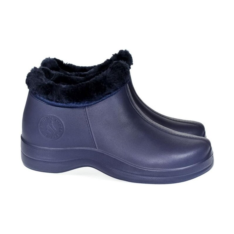JOHN-C Dámske modré gumené poltopánky FLAME FARMER 47764074
