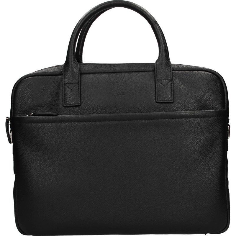 Kožená taška na notebook Katana Talin - čierna 21639510