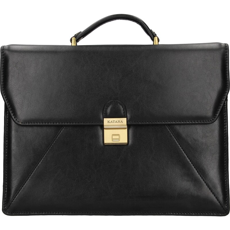 Pánska kožená aktovka Katana Monaco - čierna 11533525