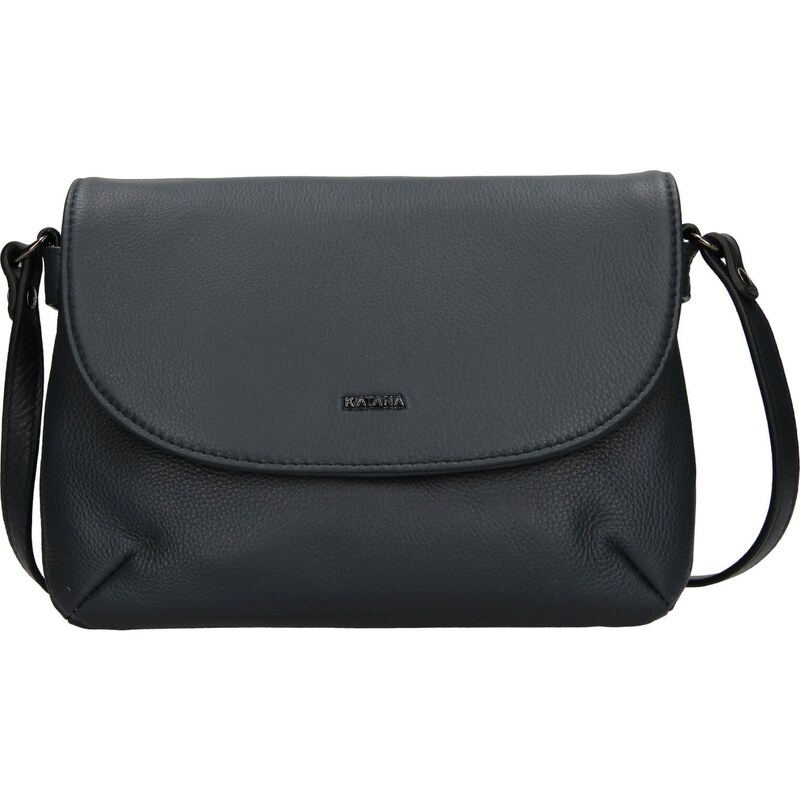 Kožená dámska crosbody kabelka Katana Felipa - tmavo modrá 21642051