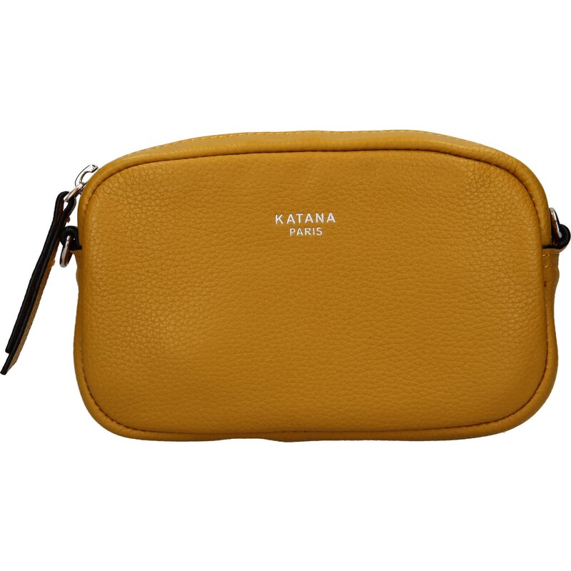 Kožená dámska ledvinko- kabelka Katana Marcels - žlatá 21642054