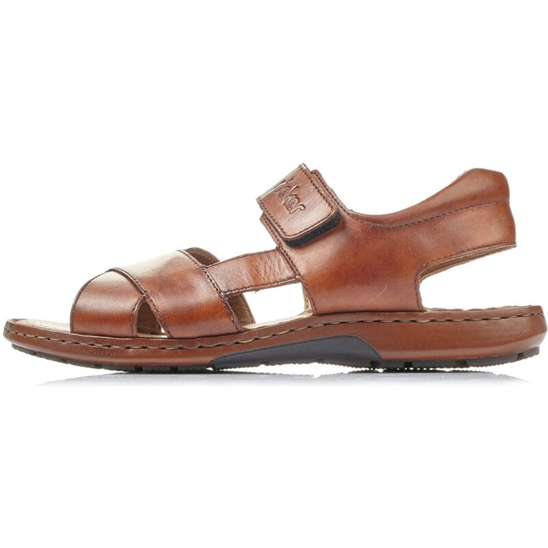 Pánske sandále RIEKER 28963-24 hnedá S4