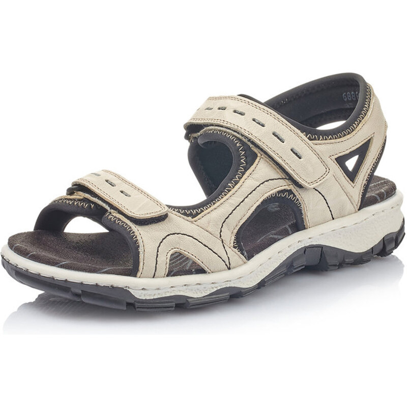 Dámske sandále RIEKER 68866-60 béžová S4