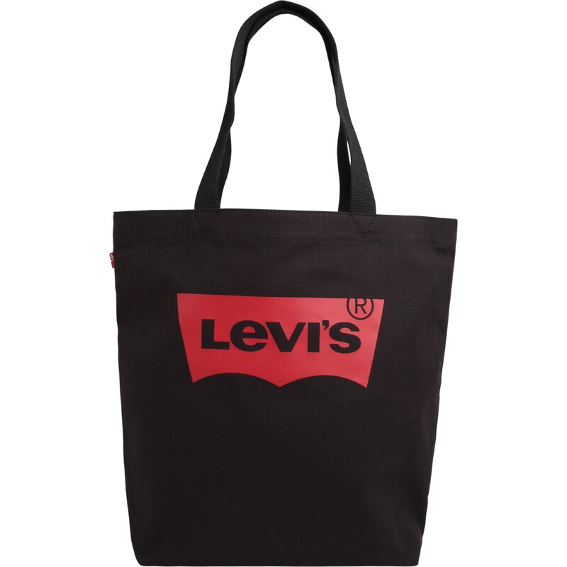 LEVIS Shopper Batwing Tote Bag karmínovo červená / čierna 22189143