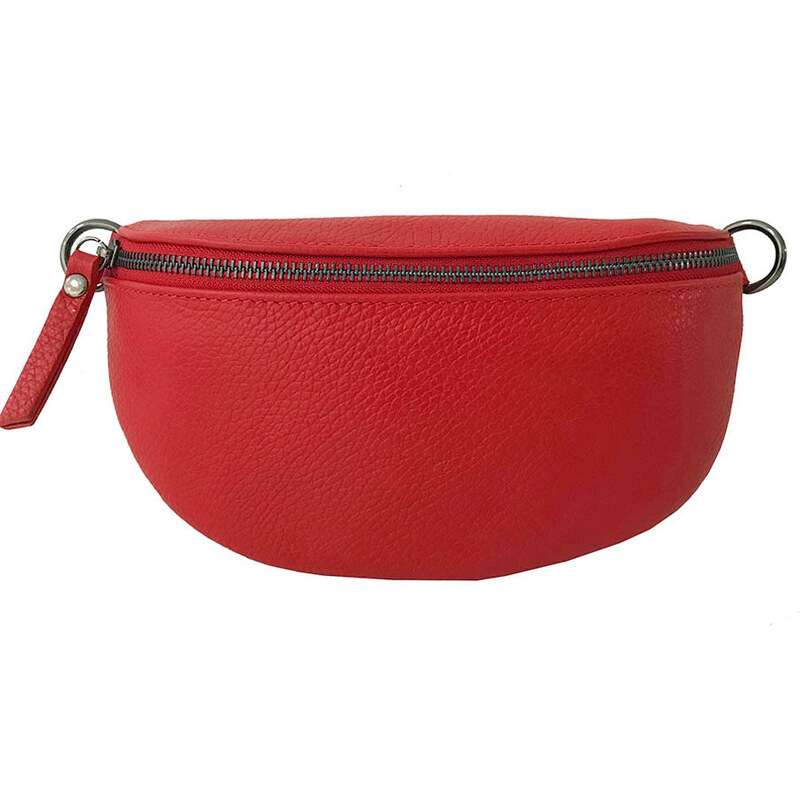 Glara Retro kožená kabelka oblička 26682115