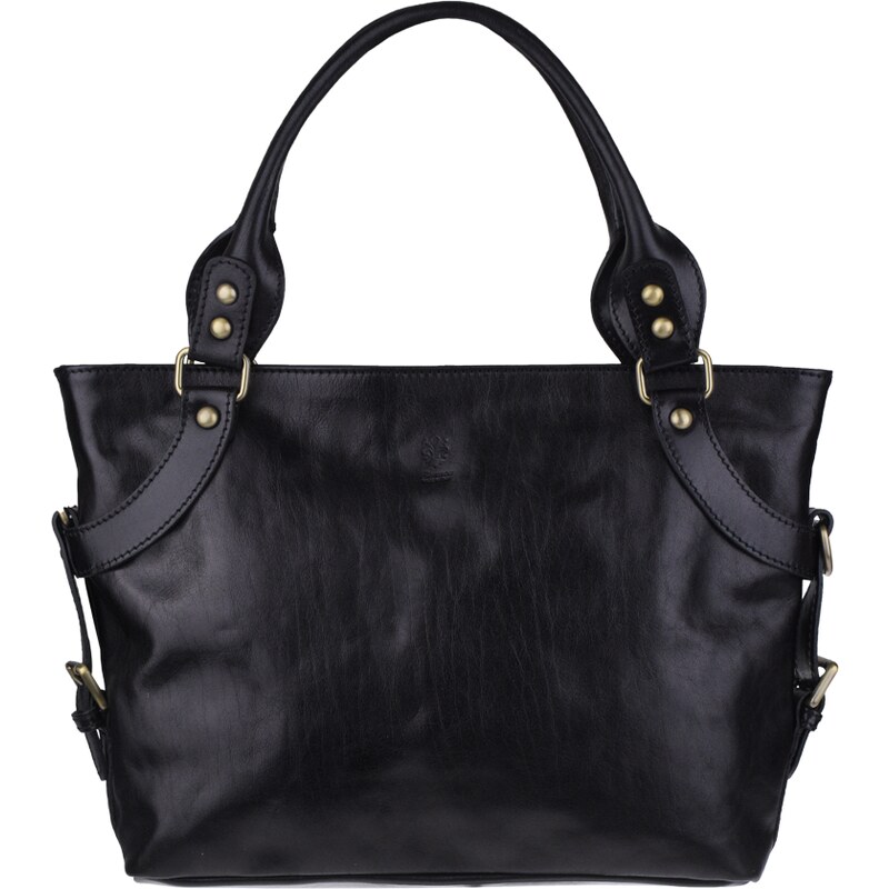 Čierna kožená talianska kabelka Nicola Nera NovaKabelka.sk 21822053